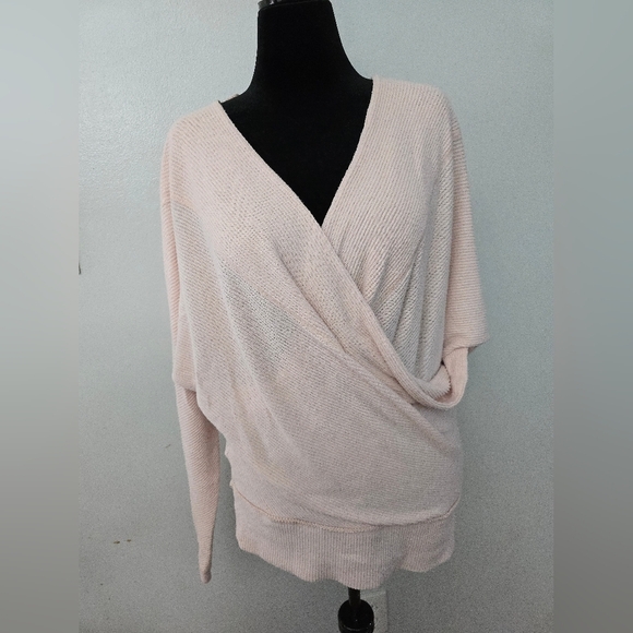 Free People Sweaters - Free People Sweater Womens Small Pink Cozy With You Pullover Stretch Oversized